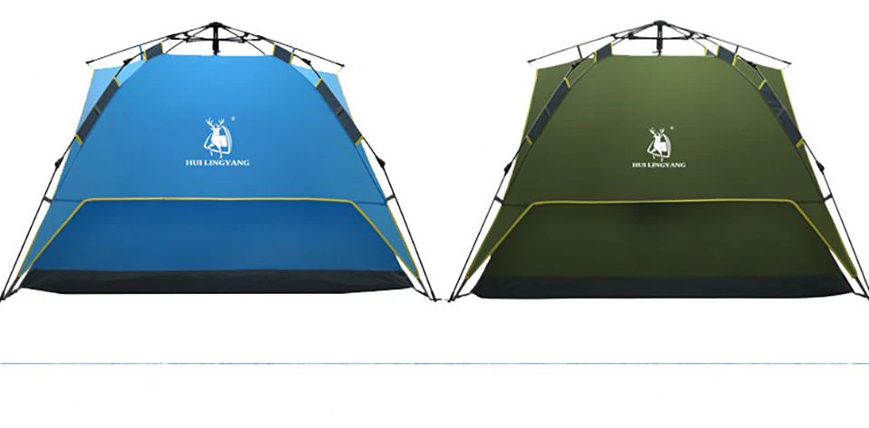Cheap Goat Tents ONLIVING Automatic Tent 3 4 Person Double layer Outdoor Camping Tent Waterproof Instant Setup Protable Backpacking Tourist Tents Tents 